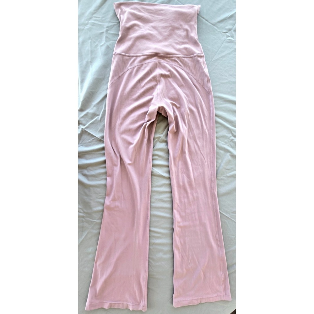 Lululemon Groove Nulu Super-High-Rise Flare Leggings Womens Sz 6 Pastel Y2K Boho